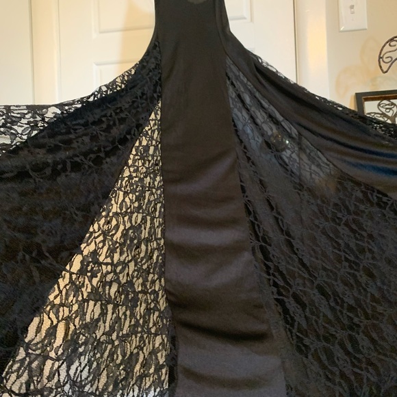 Petra Fashions Elegant Black Slip Dress - Picture 3 of 5